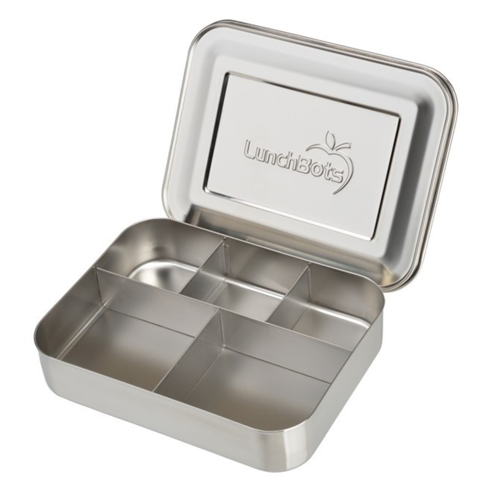 LunchBots Stainless Steel Bento Box Lunch Box